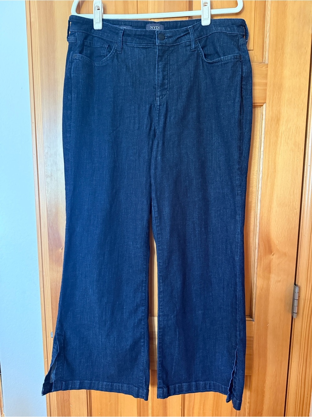 NYDJ Teresa Wide Leg Ankle Jeans-Light Rinse